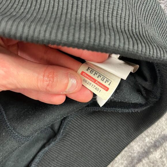 Puma Ferrari Track Jacket Full Zip Scuderia Black Mock Neck Men's S Racing - Picture 9 of 16